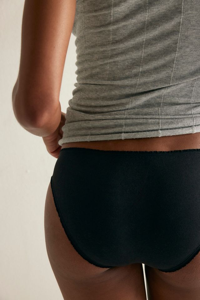 Simple Things Cotton Low-Rise Bikini Undies #1
