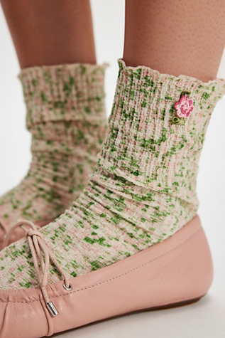 Socks by Hansel From Basel at Free People in Emily's Garden, Size: M/L