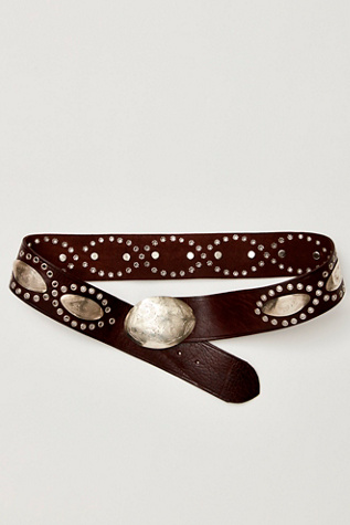 Sterling Hip Belt by Z&L Europe at Free People in Espresso, Size: S/M