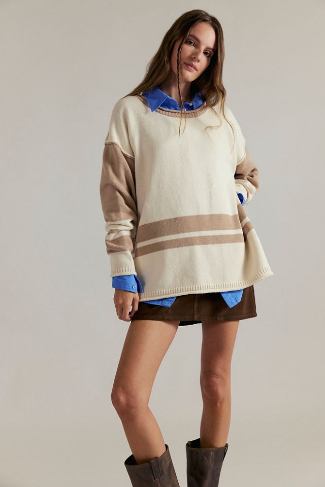 We The Free Ella Colorblock Roll-Neck Sweater #2