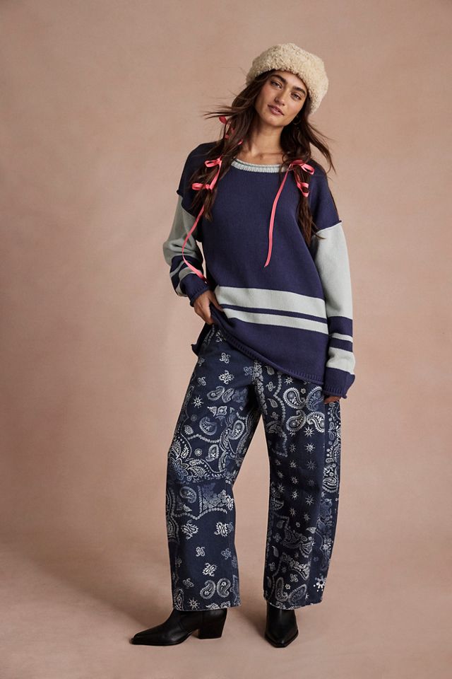 We The Free Ella Colorblock Roll-Neck Knit Sweater #2
