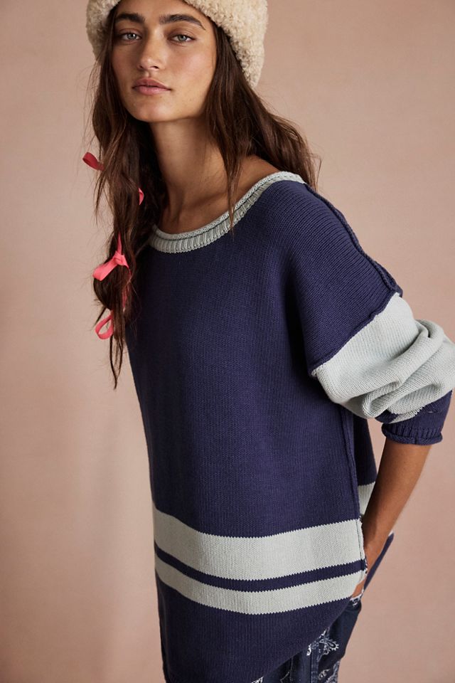 We The Free Ella Colorblock Roll-Neck Knit Sweater #3