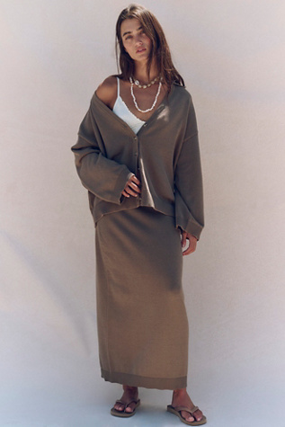 Gwenna Sweater Co-Ord by free-est at Free People in Dried Walnut, Size: Small
