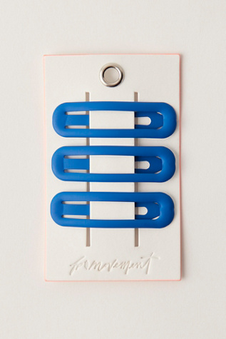 Fresh Start Hair Clip Pack by FP Movement at Free People, Athlete Blue