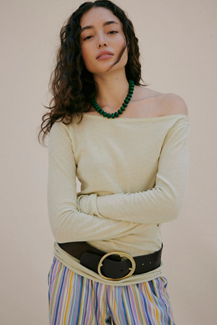 We The Free Most Loved Long Sleeve at Free People in Green, Size: XS