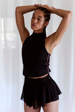 Jule Mesh Skirt by FP Movement at Free People, Black, S