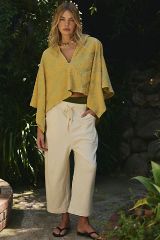 Terry Cloth Beach Poncho Jacket by Free People