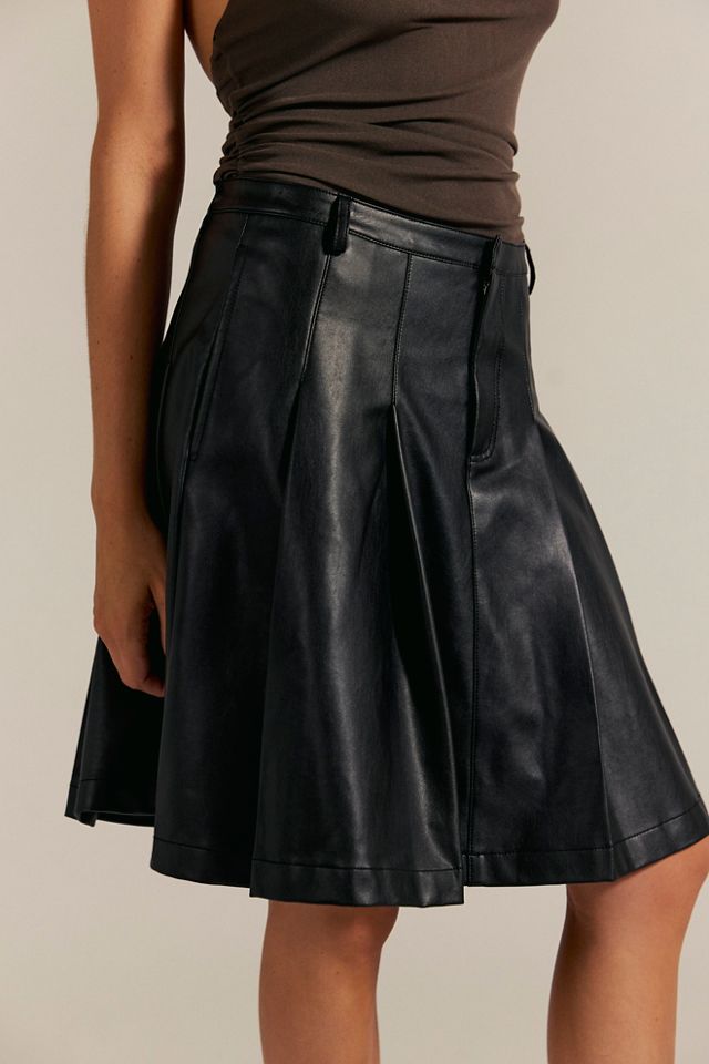 We The Free Vegan Pleated Midi Skirt #3