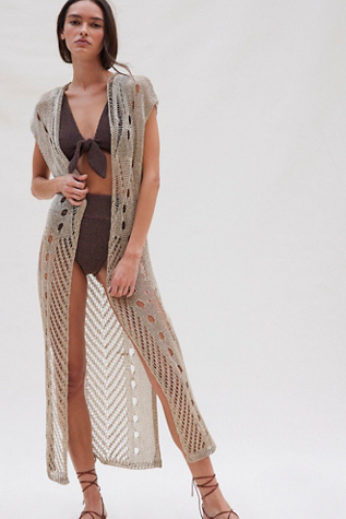 Vita Cover Up Duster by Muche et Muchette at Free People in Gold