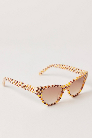Женские солнцезащитные очки Machete The Suzy Cat-Eye Sunglasses, цвет: Черепаховый, вариант 1 — фото 2