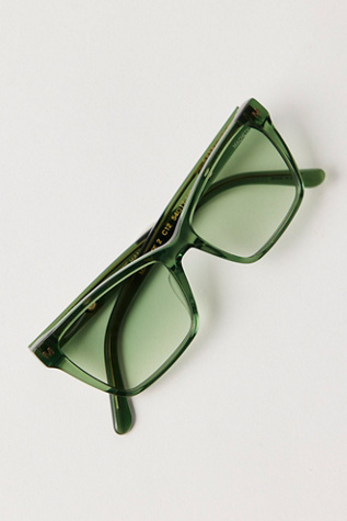 Machete The Sally Square Sunglasses at Free People in Green