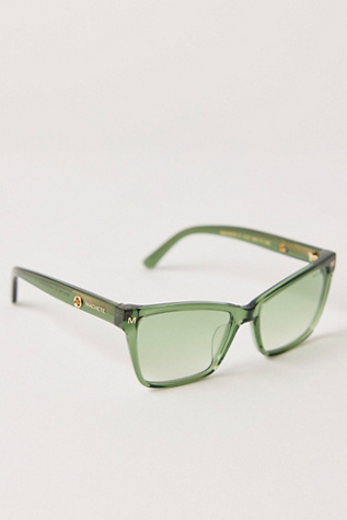 Женские солнцезащитные очки Machete The Sally Square Sunglasses, цвет: Printemps — фото 2