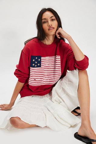 Ragabond Artisan Flower Flag Pullover
