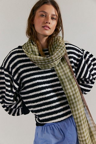 Écharpe de transition Back Home par Free People en Vert, pour femme