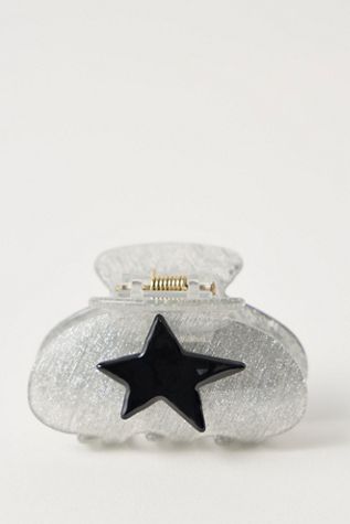 Ficcare Silver Star Jaw Clip