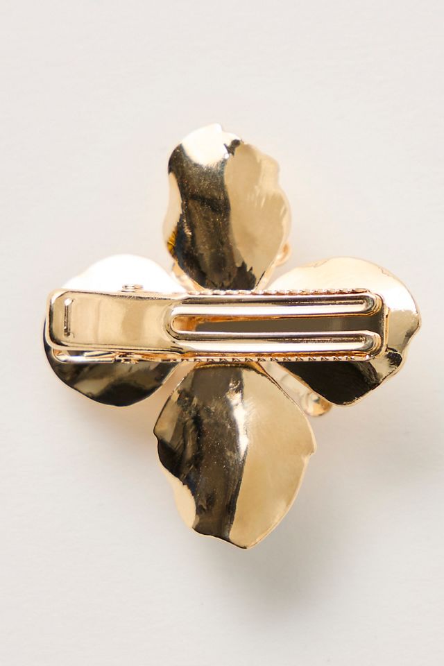 Ficcare Flower & Pearl Hair Clip