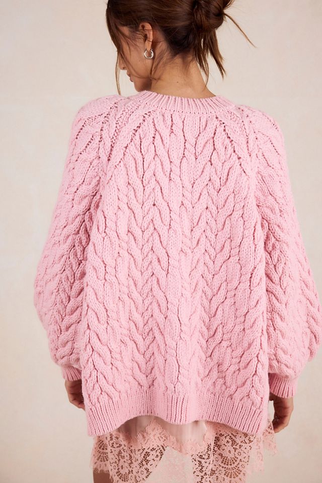 Mr Mittens Cable Knit Buttoned Cardi #1