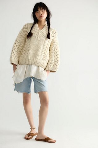 Mr Mittens Honey V-Neck Sweater