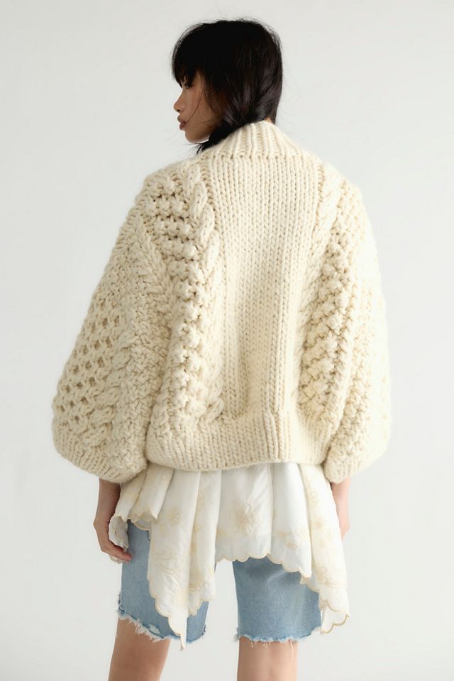 Pull Mr Mittens Honey col en V #1