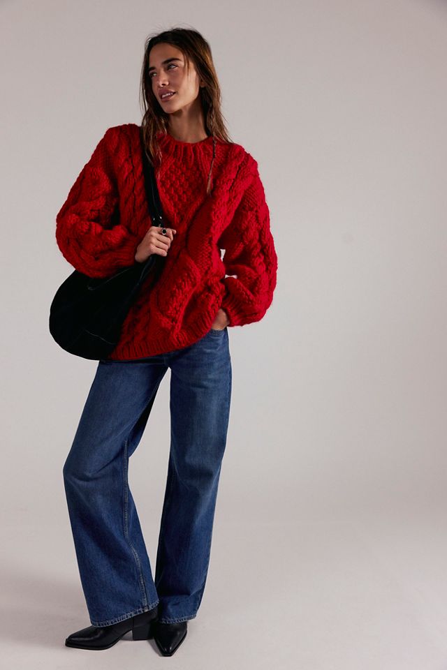 Mr Mittens Diamond Cable Knit Sweater #2