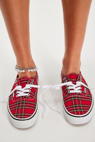 Vans Authentic Plaid Sneakers