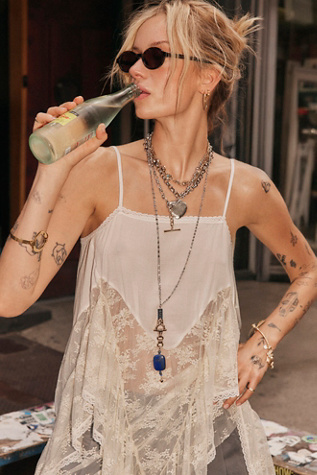 Winslet Layer Necklace at Free People in Mixed Metal Combo