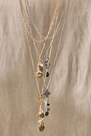 Luelle Layer Necklace at Free People in Gold