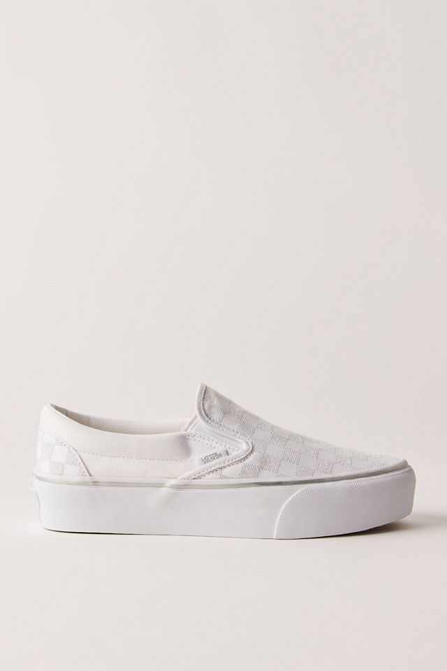 Vans Checkered Metallic Platform Slip-Ons #2