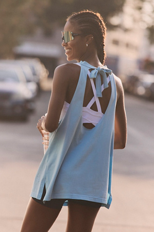 Tiny Dancer Tunic Tank by FP Movement at Free People, Bright Blue, S