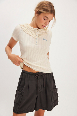 Good Luck Knit Tee par Free People en Tea Combo, pour femme