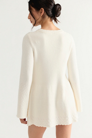Женское платье Bali Old Flame Sweater Mini, цвет: Слоновая кость — фото 2
