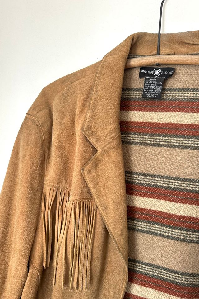 Vintage 1990s Looney Tunes Suede Fringe Jacket Selected by Grievous Angel Vintage #2