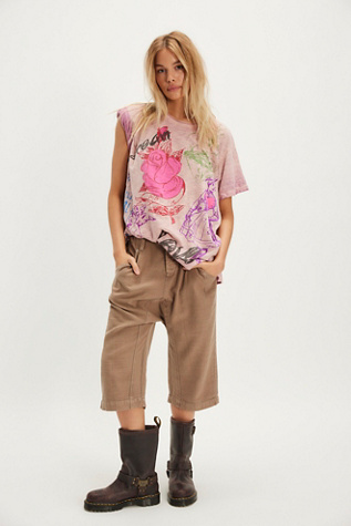 Magnolia Pearl Love Sketch Tee at Free People in Pink