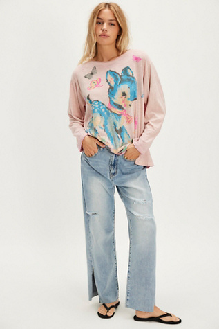 Magnolia Pearl My Pet Viggo Tee at Free People in Pink