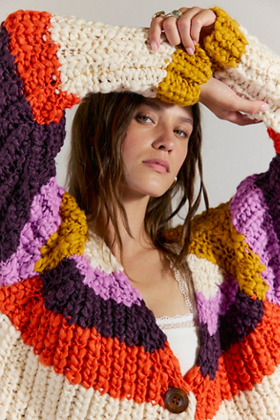 Myles Stripe Cardi by Free People, Size: XS