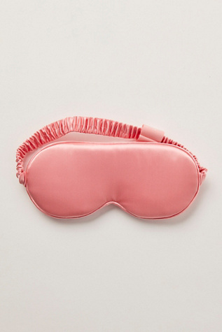 Slip Pure Silk Contour Eye Mask at Free People in Rose