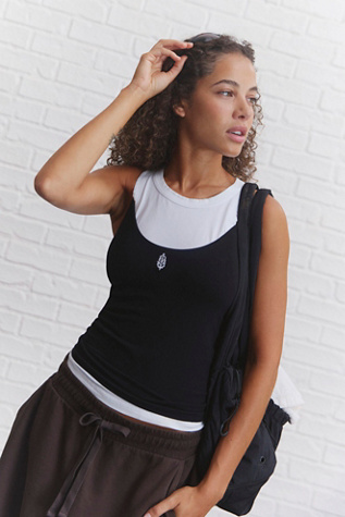 Skinny Strap Logo Tank - thumbnail 7
