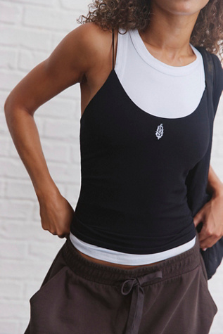 Skinny Strap Logo Tank - thumbnail 9