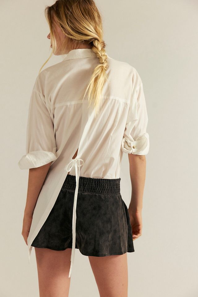 We The Free Paradise Found Suede Skort #1