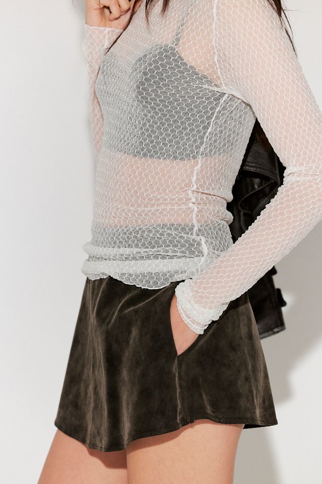 We The Free Paradise Found Suede Skort