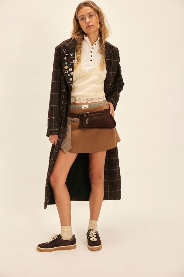 We The Free Paradise Found Suede Skort #1