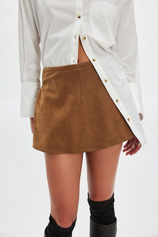 We The Free Paradise Found Suede Skort