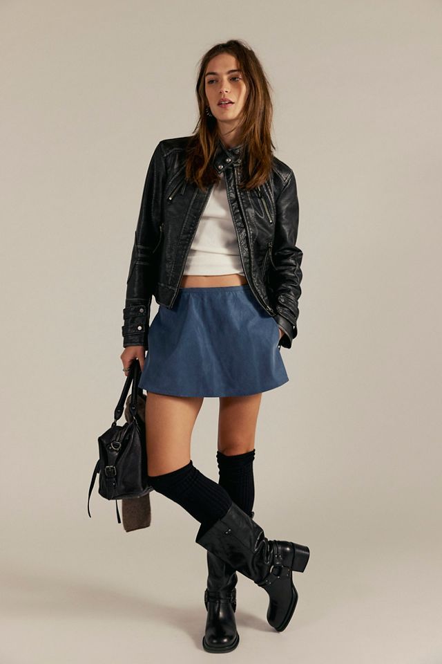 We The Free Paradise Found Suede Skort #2