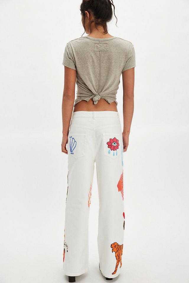 Denim and Bone Desert Sun Wide Leg Jeans #1