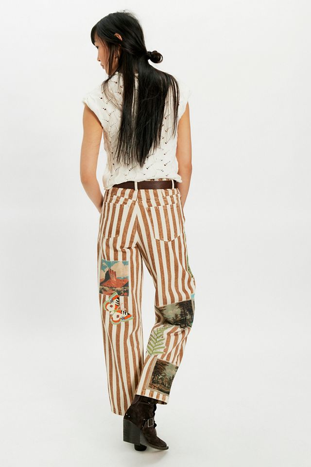 Denim And Bone Roadtrip Striped Jeans #1