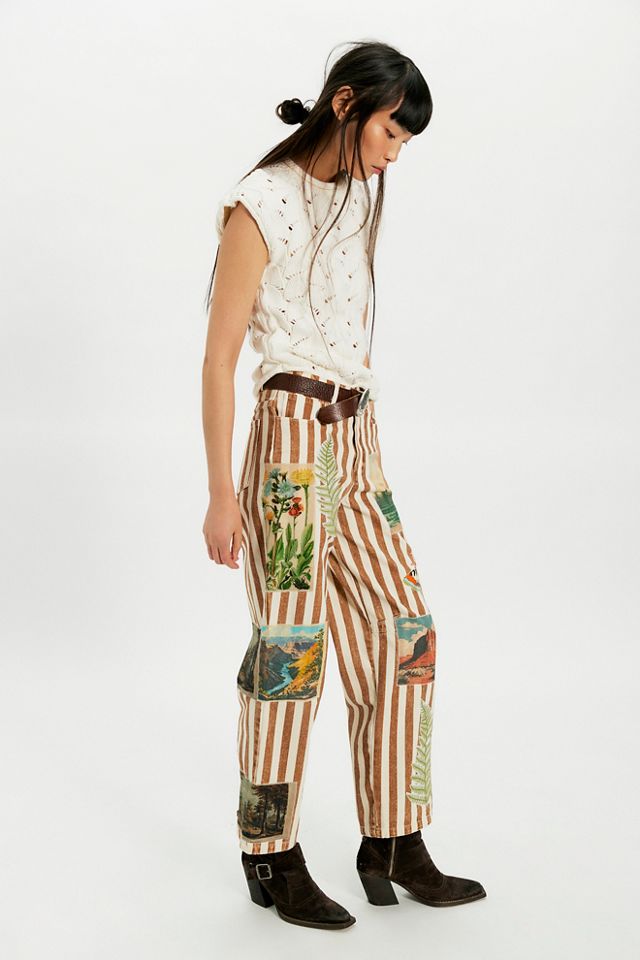 Denim And Bone Roadtrip Striped Jeans #2