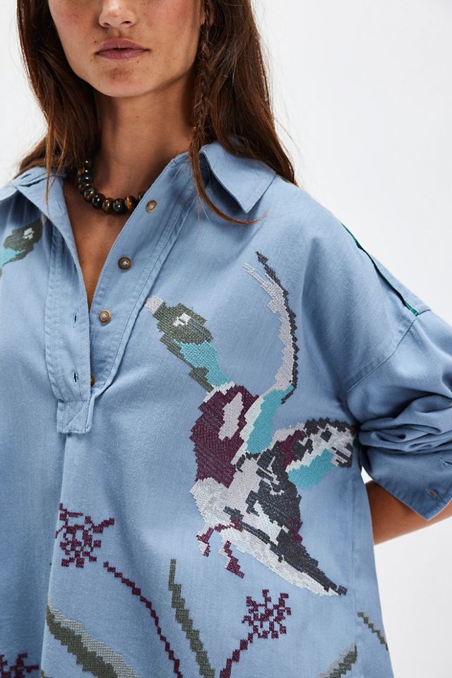Chemise en denim Majestic Mallard We The Free #3