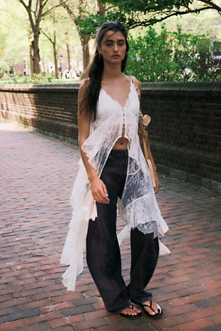 Nigel Preston Floating Angel Vest Top Jacket at Free People in White, Size: M