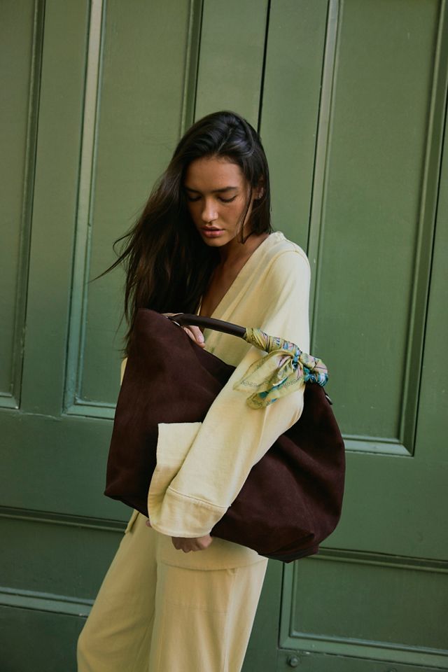 Suzie Suede Slouch Tote #5