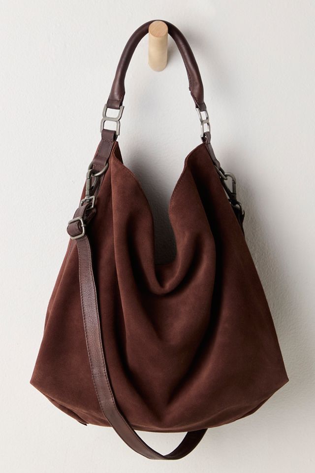 Suzie Suede Slouch Tote #1